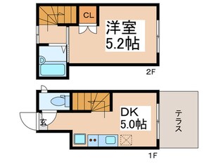 カ－サ城山の物件間取画像